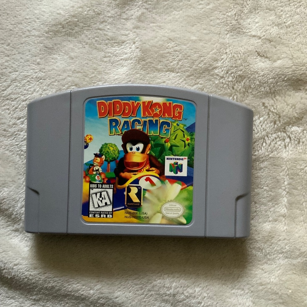 Nintendo 64 Diddy Kong Racing Video Game